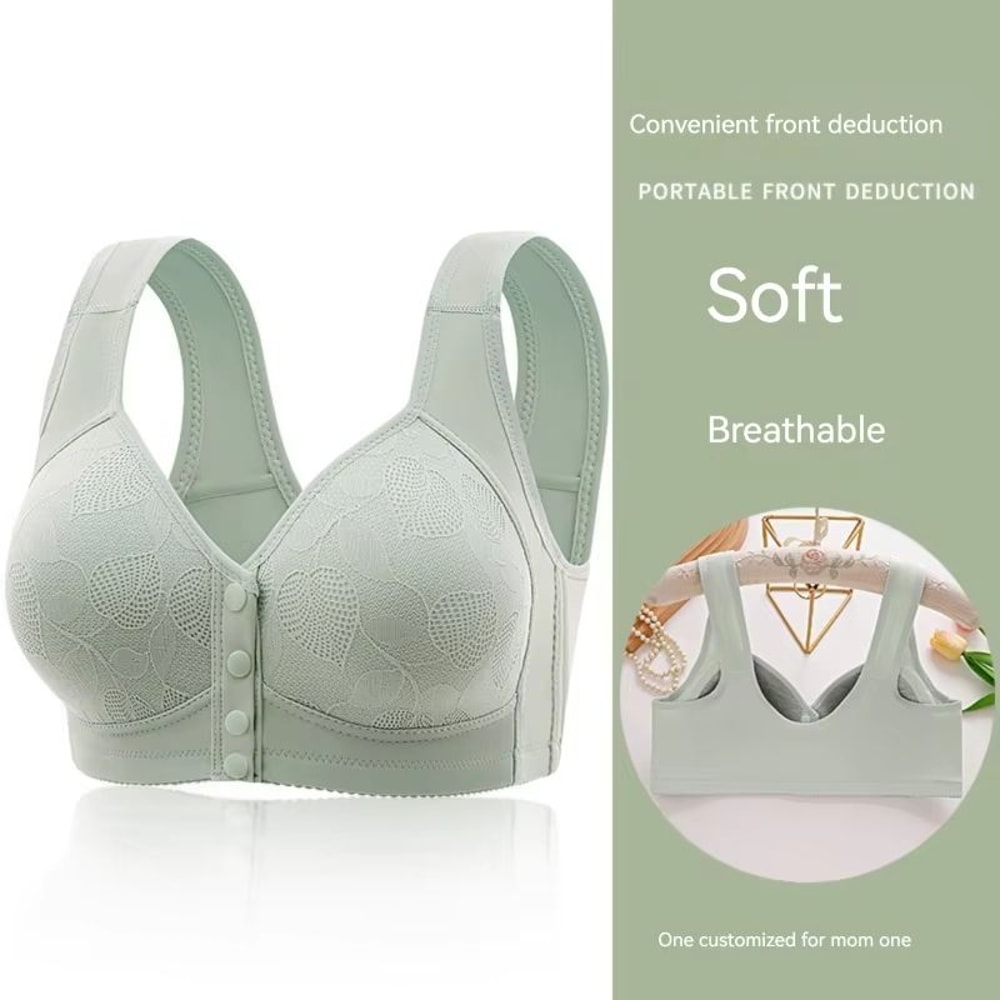 UltraComfort Front Open Nursing Bra Traceless WireFree Breastfeeding Bra For Pregnancy Postpartum 3