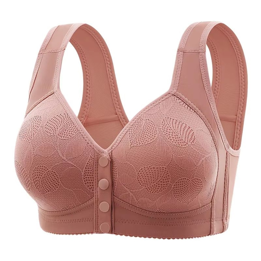 UltraComfort Front Open Nursing Bra Traceless WireFree Breastfeeding Bra For Pregnancy Postpartum 10