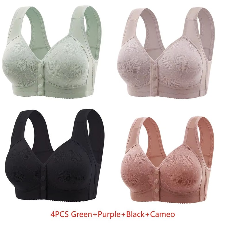 UltraComfort Front Open Nursing Bra Traceless WireFree Breastfeeding Bra For Pregnancy Postpartum 13