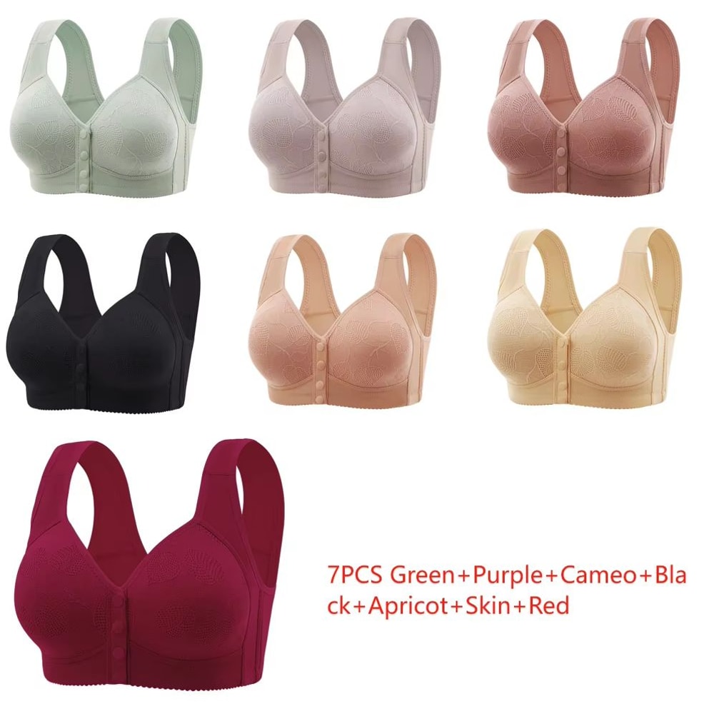 UltraComfort Front Open Nursing Bra Traceless WireFree Breastfeeding Bra For Pregnancy Postpartum 15