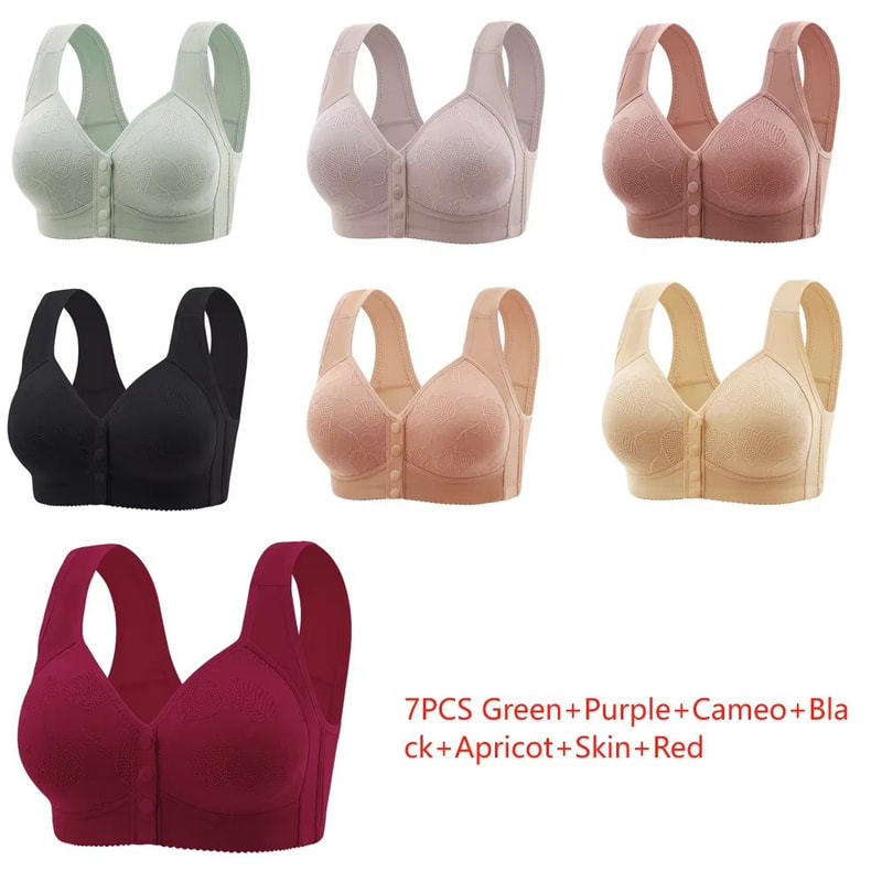 UltraComfort Front Open Nursing Bra Traceless WireFree Breastfeeding Bra For Pregnancy Postpartum 15