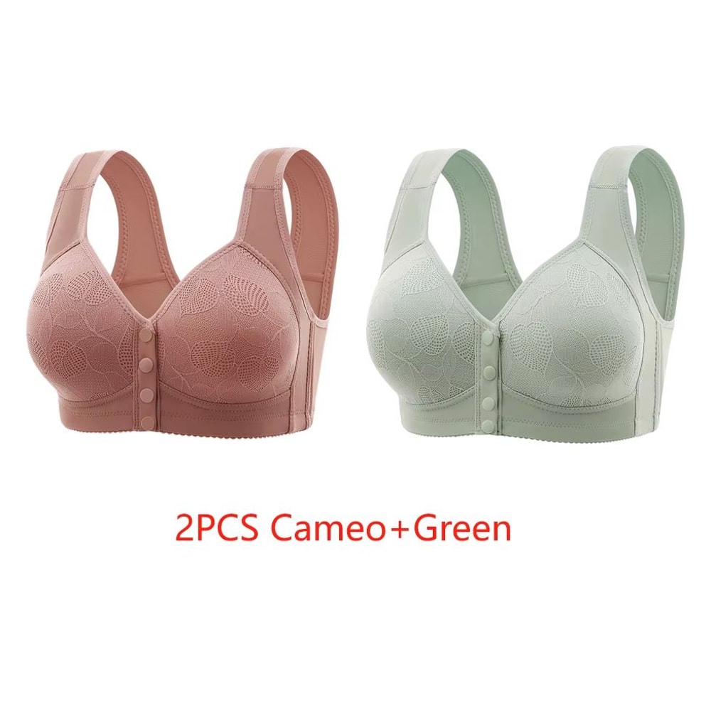 UltraComfort Front Open Nursing Bra Traceless WireFree Breastfeeding Bra For Pregnancy Postpartum 6