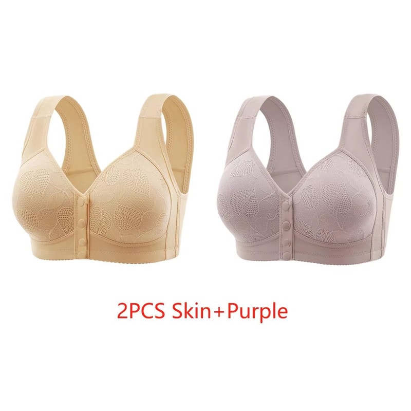 UltraComfort Front Open Nursing Bra Traceless WireFree Breastfeeding Bra For Pregnancy Postpartum 8