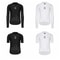 Rsantce Mens Cycling Base Layer Breathable Long Sleeve Bike Jersey Undershirt For Racing Training 0