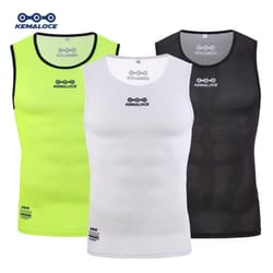 kemaloce sleeveless cycling base layer – breathable quick-dry cycling undershirt for mtb & road bike riding