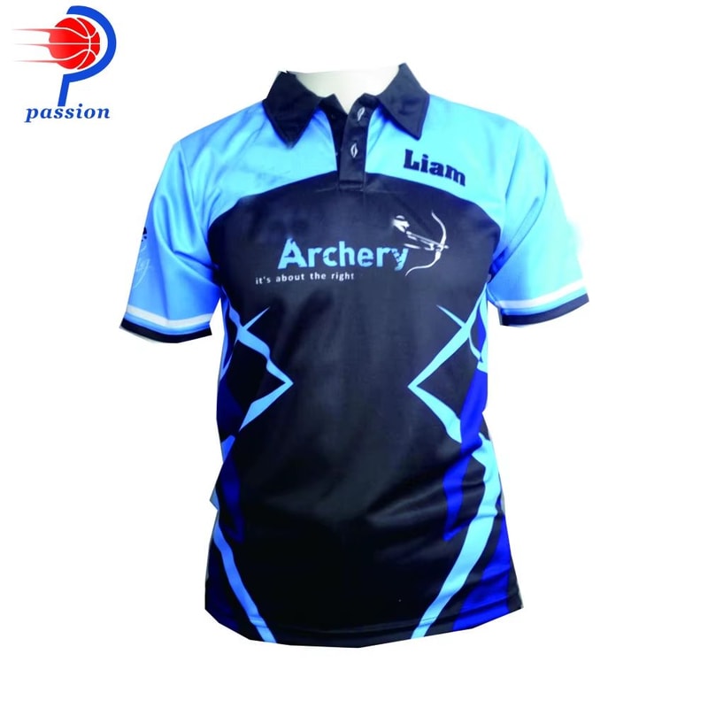 Custom Archery Team Shooting Shirt Performance Unisex Archery Jersey For Clubs Competitions 1