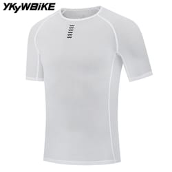 ykywbike pro cool mesh cycling base layer – superlight short sleeve cycling undershirt for road & mtb riding