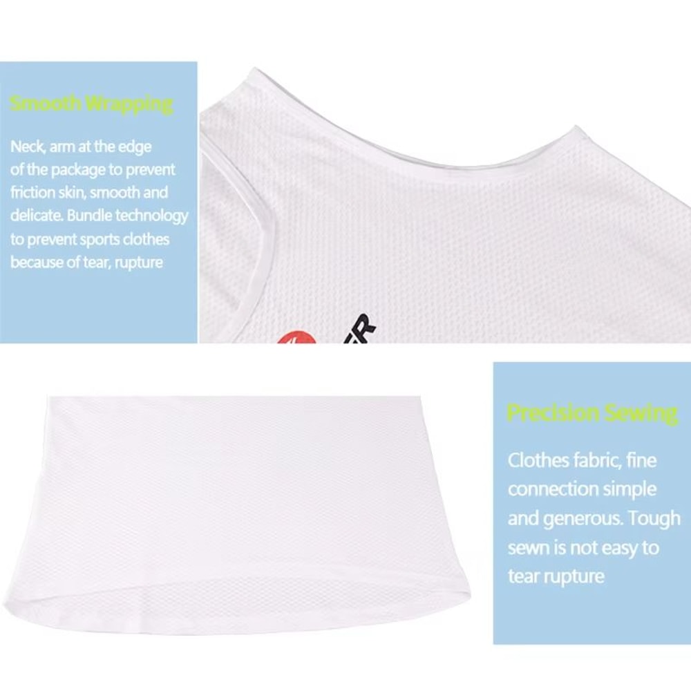 YKYWBIKE Pro Cool Mesh Cycling Base Layer Superlight Breathable Cycling Jersey Short Sleeve Perform 3