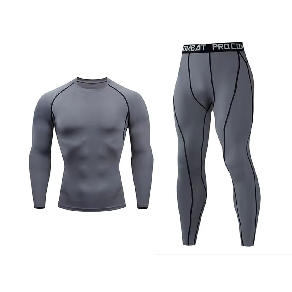 Mens Motocross Compression Suit Quick Dry Motorcycle Base Layer Breathable Long Sleeve Performance 3