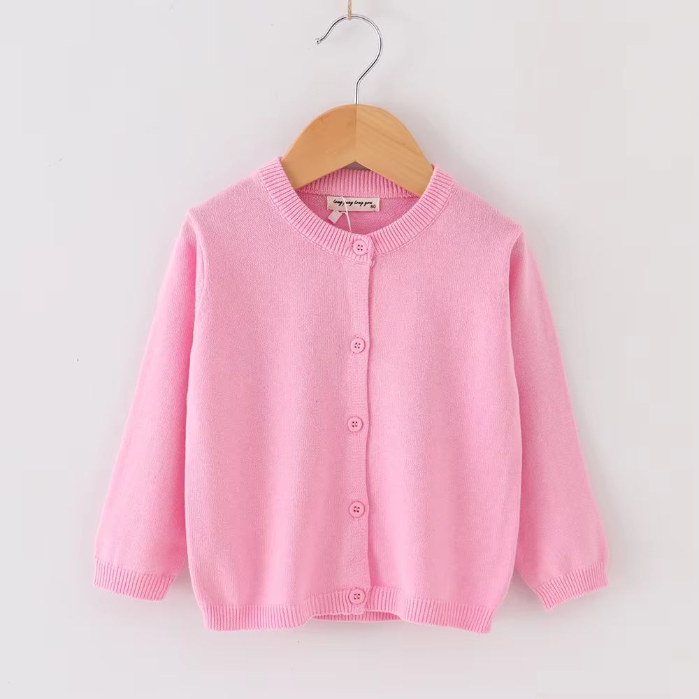 Autumn Toddler Knit Cardigan Soft Long Sleeve Kids Sweater Jacket Casual Baby Cardigan Sweater 10