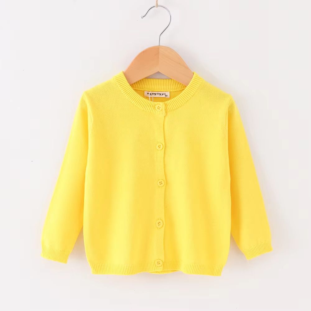 Autumn Toddler Knit Cardigan Soft Long Sleeve Kids Sweater Jacket Casual Baby Cardigan Sweater 8
