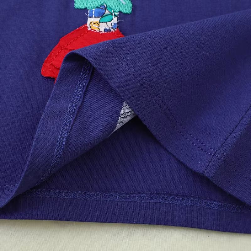 Jumping Meters Princess Girls Dress Long Sleeve Toddler Party Dress Animal Applique Polka Dot Kids 4