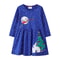 Jumping Meters Princess Girls Dress Long Sleeve Toddler Party Dress Animal Applique Polka Dot Kids 8