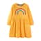 Jumping Meters Rainbow Sweater Dress Long Sleeve Girls Cotton Dress Autumn Winter Toddler Party Dre 2