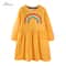 Jumping Meters Rainbow Sweater Dress Long Sleeve Girls Cotton Dress Autumn Winter Toddler Party Dre 7