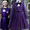Girls Wednesday Cosplay Costume 2Piece Enid Sinclair Costume Kids Halloween Party Wednesday Dress U 0