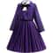 Girls Wednesday Cosplay Costume 2Piece Enid Sinclair Costume Kids Halloween Party Wednesday Dress U 1