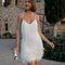 Colorful Sequin Feather Dress Sleeveless Feather Patchwork Dress Sparkly Womens Party Sequin Dress 11