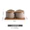 Japanese Style Ceramic Seasoning Jar Set Pottery Salt And Sugar Container Kitchen Condiment Storage 7