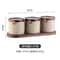Japanese Style Ceramic Seasoning Jar Set Pottery Salt And Sugar Container Kitchen Condiment Storage 8