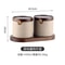 Japanese Style Ceramic Seasoning Jar Set Pottery Salt And Sugar Container Kitchen Condiment Storage 10