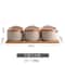 Japanese Style Ceramic Seasoning Jar Set Pottery Salt And Sugar Container Kitchen Condiment Storage 12