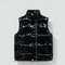 Unisex Shiny Puffer Vest With Stand Collar Lightweight Winter Padded Vest 1