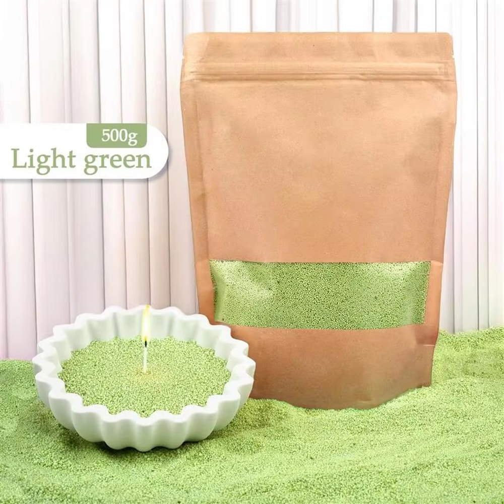 Creative DIY Candle Sand Wax Colorful Pearl Granules For Handmade Candle Crafts 12