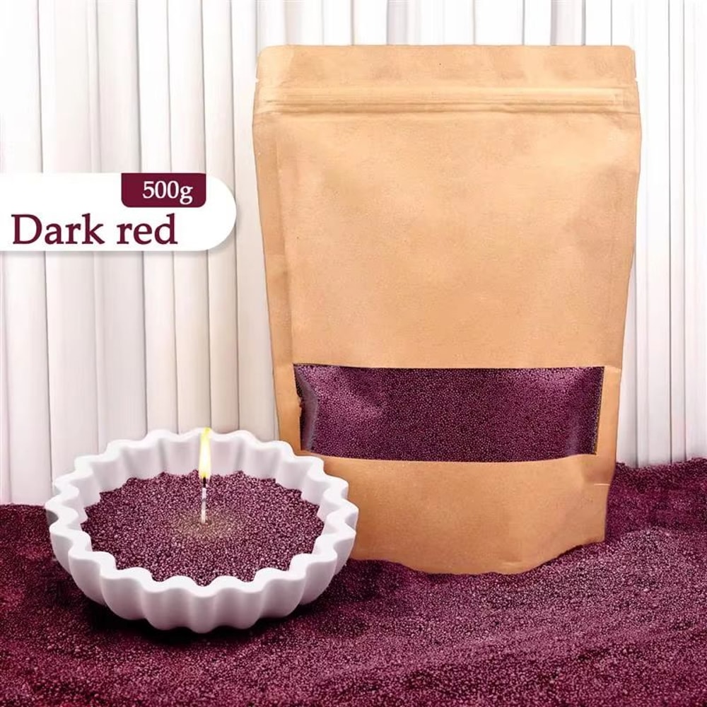 Creative DIY Candle Sand Wax Colorful Pearl Granules For Handmade Candle Crafts 7