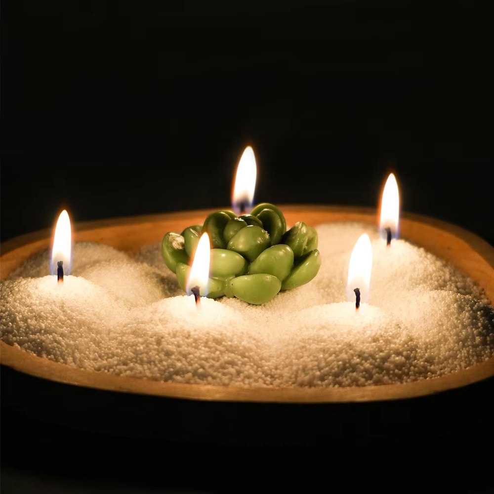 White Sand Wax For Candle Making Ice Flower Pearl Granules DIY Scented Candle Craft Material 5