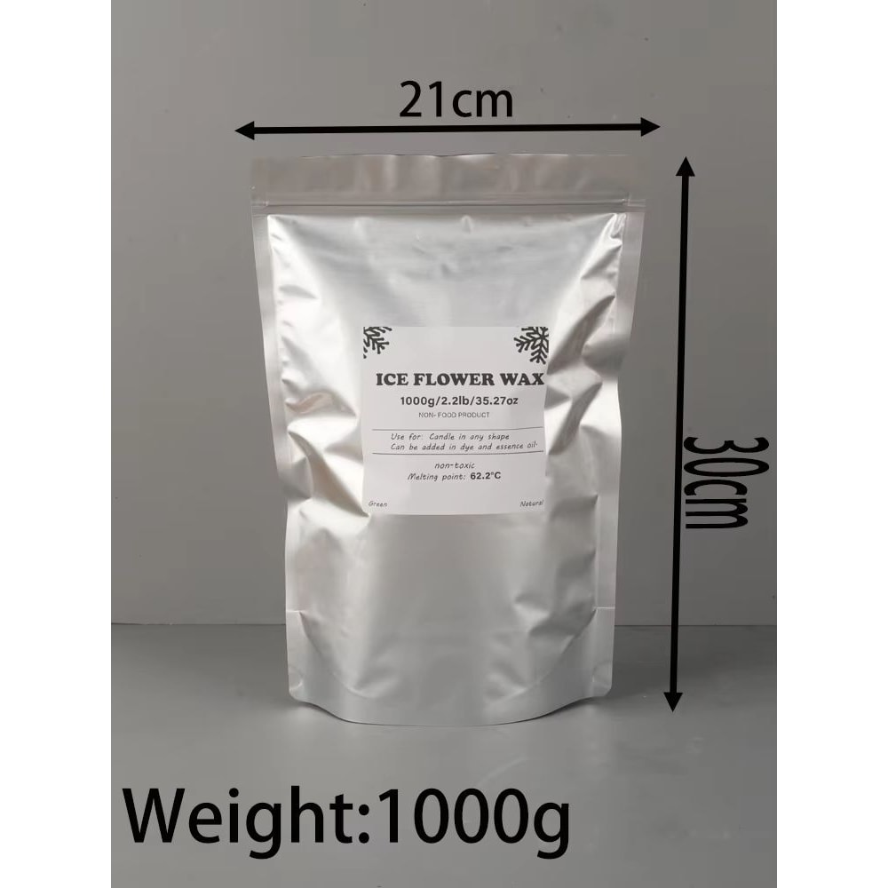 White Sand Wax For Candle Making Ice Flower Pearl Granules DIY Scented Candle Craft Material 7