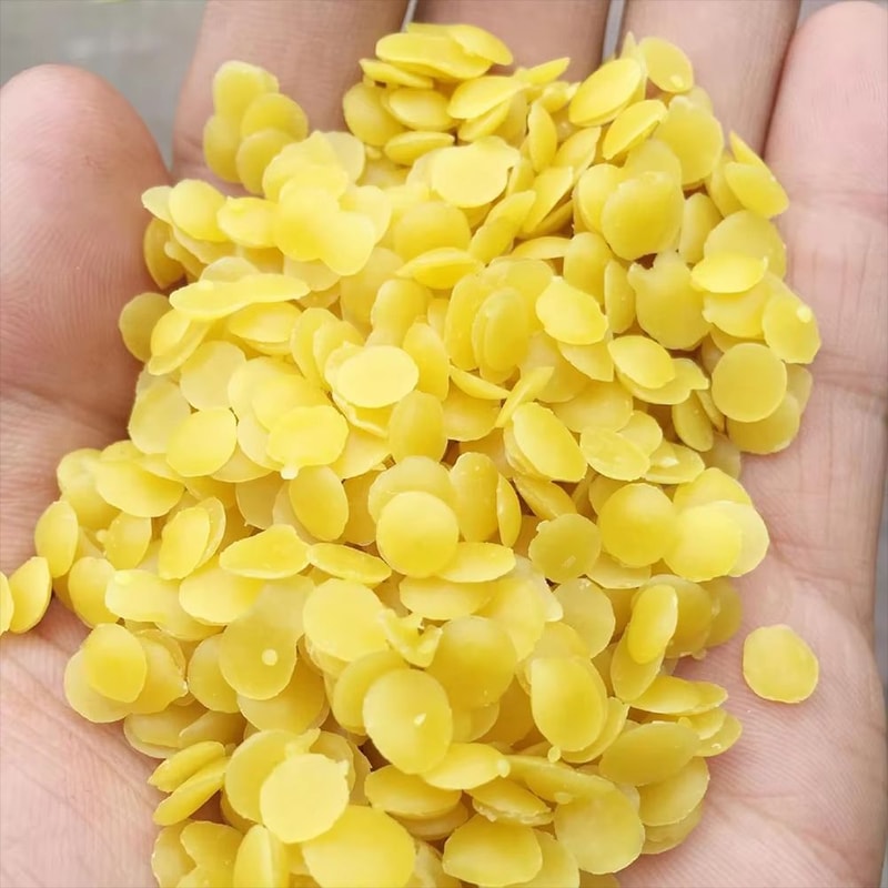 Natural Beeswax Tablets For Cosmetics Pure Additive Free DIY Candle Skincare Craft Wax 4