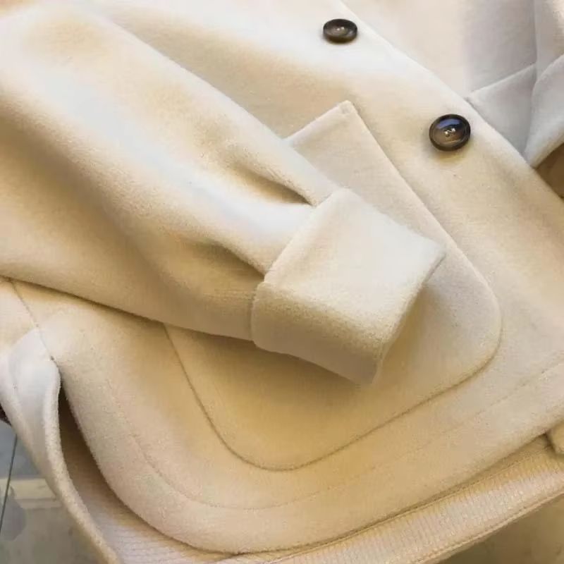 Plus Size Patchwork Hooded Coat Fake Two Piece Womens Winter Jacket Loose Elegant Outerwear 3