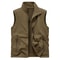 Mens Fleece Tactical Vest Warm Outdoor Hunting Fishing Vest Multi Pocket Military Waistcoat 6