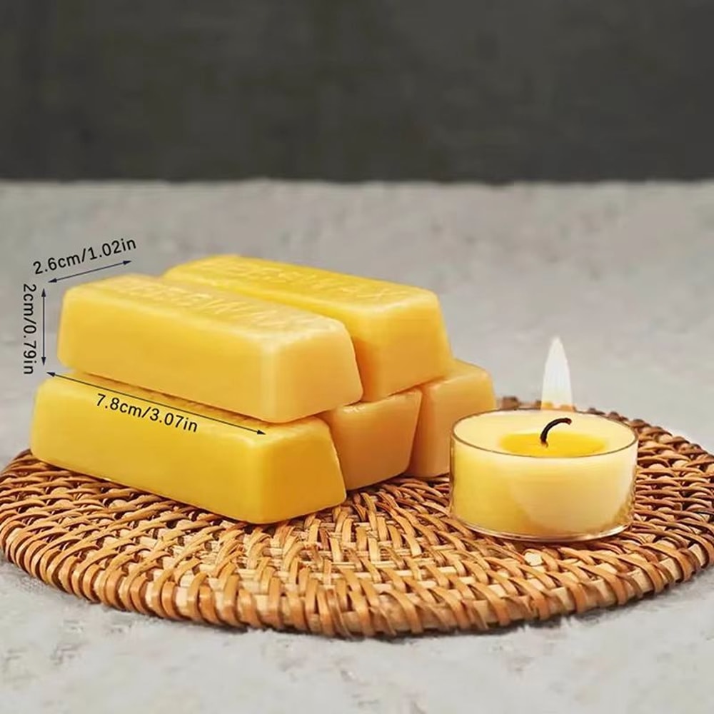 Pure Beeswax Blocks For Candle Making Natural DIY Craft Wax For Candles Skincare Projects 5