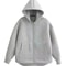 Womens Oversized Hooded Zip Jacket Casual Gray Big Pocket Outerwear Coat 0