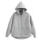 Womens Oversized Hooded Zip Jacket Casual Gray Big Pocket Outerwear Coat 6