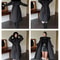 Plus Size Hooded Furry Winter Cotton Jacket Windproof Thickened Plush Warm Coat 0