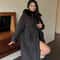 Plus Size Hooded Furry Winter Cotton Jacket Windproof Thickened Plush Warm Coat 3