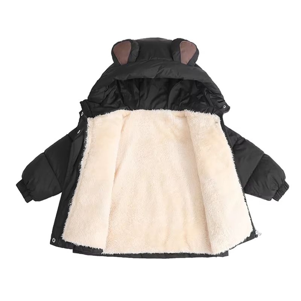 CozyShield Kids Winter Jacket Plush Lined Kids Padded Coat For Boys And Girls 1
