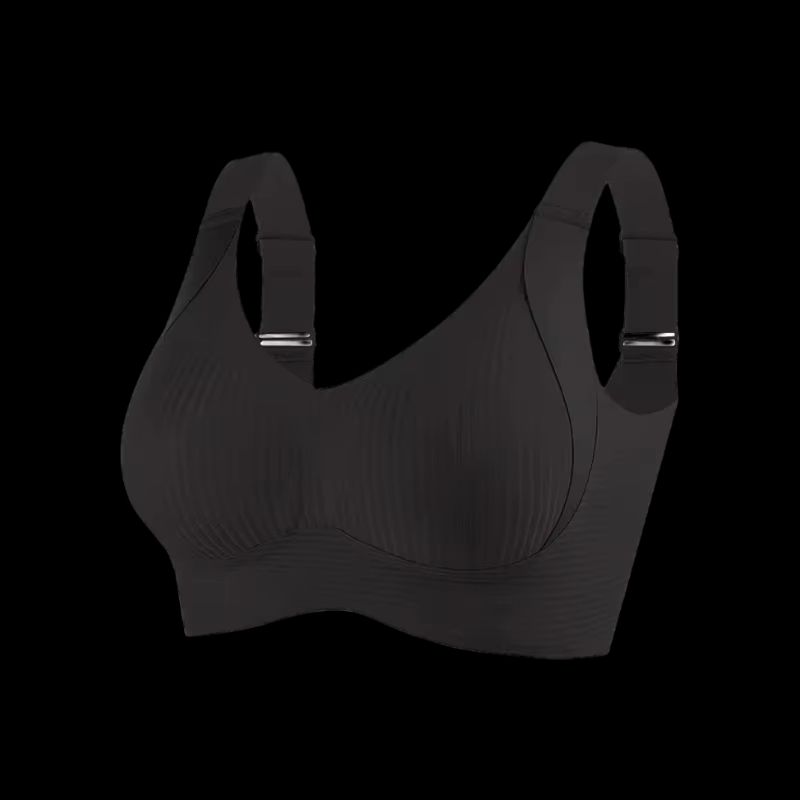 LiftEase Plus Size Wireless Bra Seamless Breathable Anti Sagging Bra With Wide Straps Comfort Suppo 4