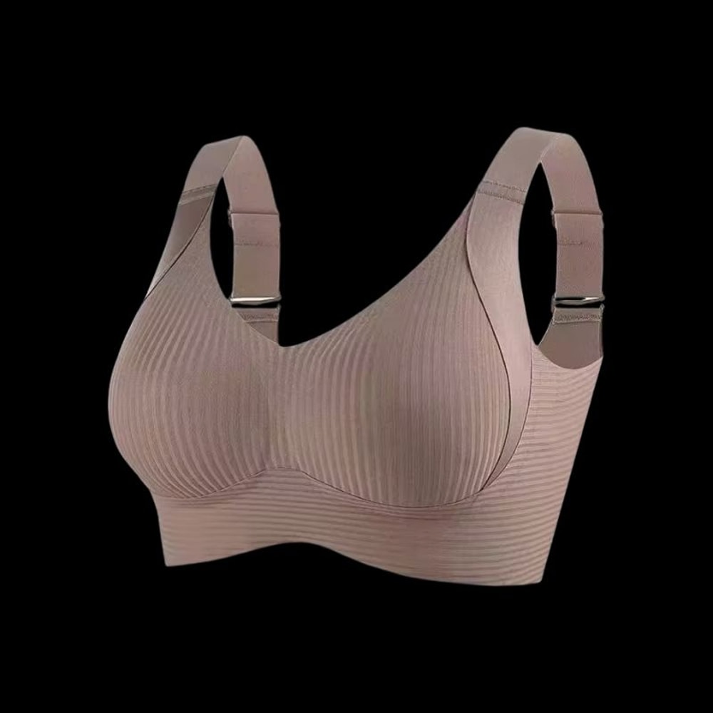 LiftEase Plus Size Wireless Bra Seamless Breathable Anti Sagging Bra With Wide Straps Comfort Suppo 6