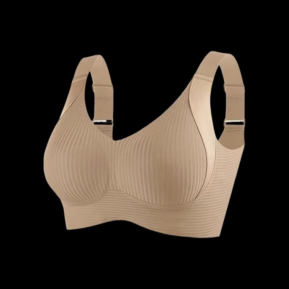 LiftEase Plus Size Wireless Bra Seamless Breathable Anti Sagging Bra With Wide Straps Comfort Suppo 7