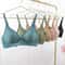 Seamless Wireless Sleep Bra With Removable Pads Soft Latex Jelly Bra Comfortable Seamless Bralette 5