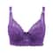 Plus Size Wireless Lace Bra Full Coverage Thin Cup Adjustable Bra Soft Comfort Bra For B C D Cups 12