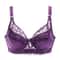 Plus Size Wireless Lace Bra Full Coverage Thin Cup Adjustable Bra Soft Comfort Bra For B C D Cups 5
