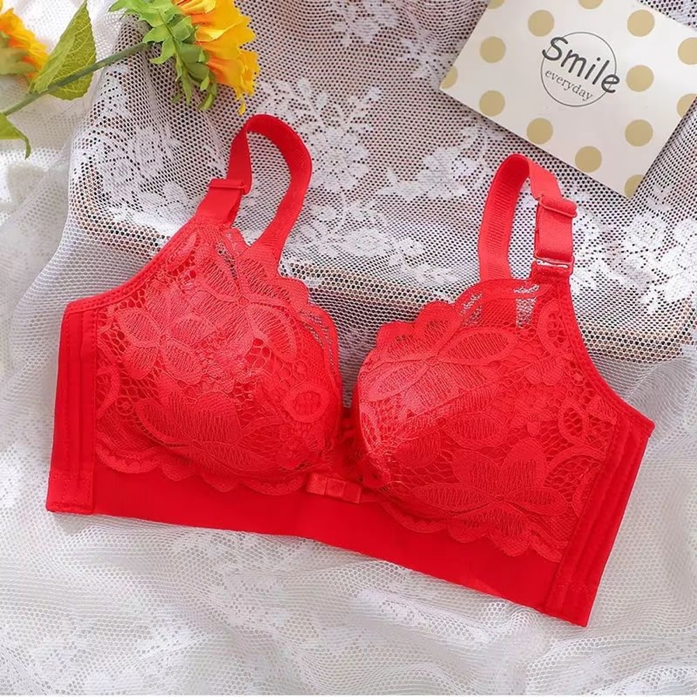 Extra Thick Push Up Bra For Small Chest Wireless Thick Padded Bra Gathered Wireless Push Up Bra 10