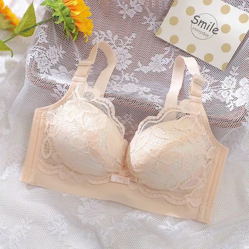 Extra Thick Push Up Bra For Small Chest Wireless Thick Padded Bra Gathered Wireless Push Up Bra 2
