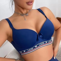 beauwear seamless push up bra with four row hook steel support sports leisure bra c cup comfort support bra