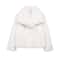 Elegant Faux Fur Coat Women Fluffy Winter Faux Fur Jacket Long Sleeve Lapel Fluffy Fur Coat 11